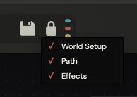 Lock aspects when loading presets